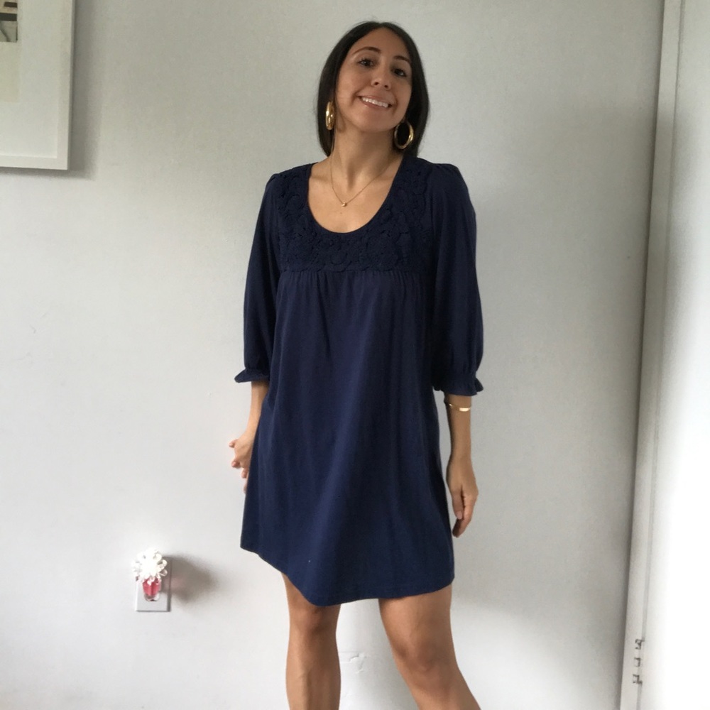 Shift navy blue dress size medium